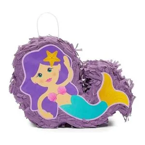 Mini piñatas de sirena para niñas decoraciones de fiesta_6