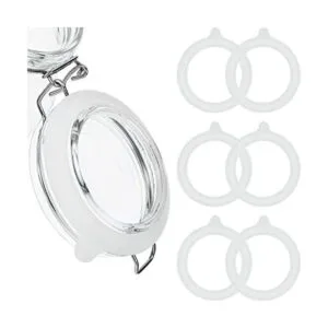 8 Pieces Silicone Jar Gaskets Replacement Silicone Seals_1