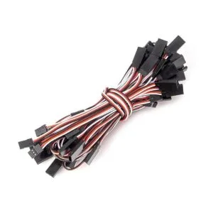 30 conectores de cable de extensión de 3 pines macho a