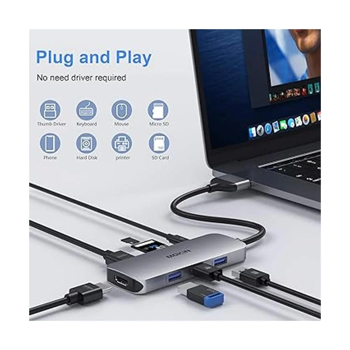 Docking Station for MacBook Pro Air USB C Docking Station_4