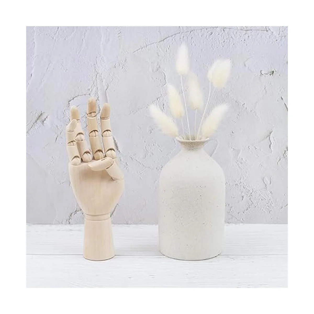 AUEAR Maniquí de madera de 7 pulgadas figura de mano