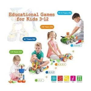 MOONTOY Kit de juguetes STEM de 175 piezas para niños_3