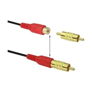 AAOTOKK Conector RCA macho a RCA macho chapado en oro 5_5