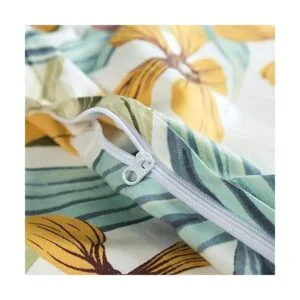 SUSYBAO Juego de funda de edredón de 3 piezas 100