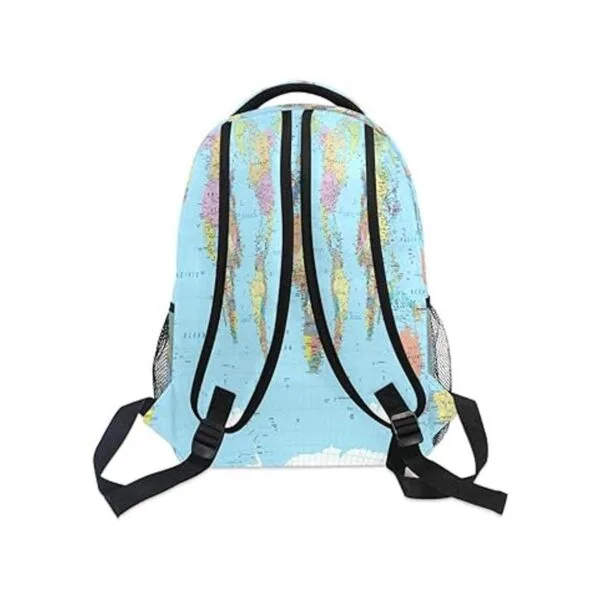 CCDMJ Mochilas Globo Mapa del Mundo Bolsa de la Escuela de