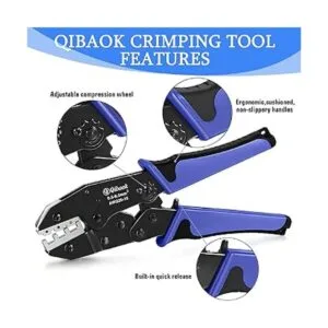 Qibaok Herramienta de crimpado de alambre de trinquete_2