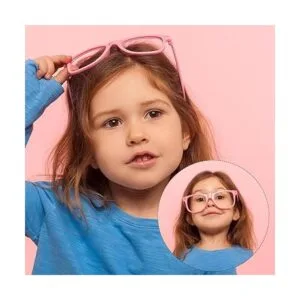 Paquete de 8 lentes de neón para niños sin lente gafas_3