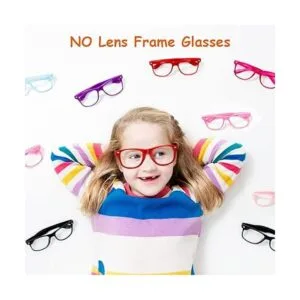 Paquete de 8 lentes de neón para niños sin lente gafas_2