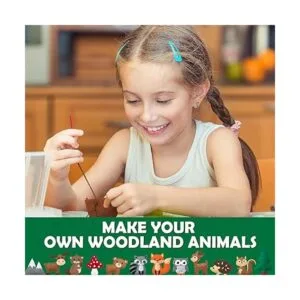 CiyvoLyeen Woodland Animals Craft Kit Forest Creatures DIY_5