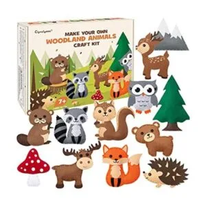 CiyvoLyeen Woodland Animals Craft Kit Forest Creatures DIY_1