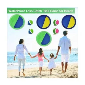 Jalunth Juego de Paddle Juguetes de playa Patio_6