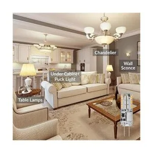 Simba Lighting Bombilla LED G4 5 unidades 1.1 W T3 10