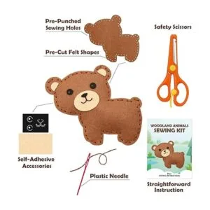 CiyvoLyeen Woodland Animals Craft Kit Forest Creatures DIY_3