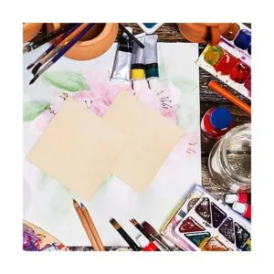 50 piezas de 6 x 6 pulgadas cuadrados de madera