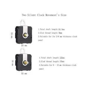 2 piezas de mecanismo de movimiento de reloj silencioso_2