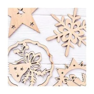 50 piezas de 6 x 6 pulgadas cuadrados de madera