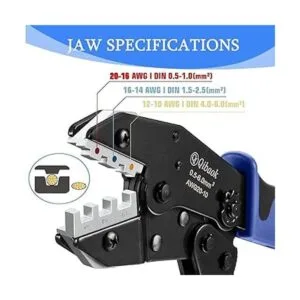 Qibaok Herramienta de crimpado de alambre de trinquete_3