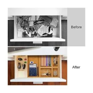 Secura Juego de 5 cajas organizadoras de utensilios para