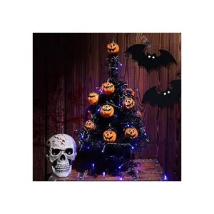 Sunnyglade rbol espeluznante negro de 21.6 pulgadas con_3