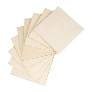 50 piezas de 6 x 6 pulgadas cuadrados de madera