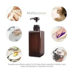 Botellas de bomba de plástico vacías de 22 onzas 22.0 fl_4