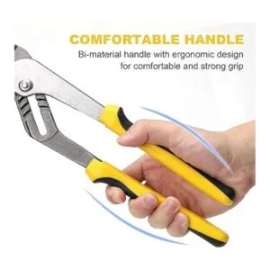 TOPLINE Juego de alicates de junta de ranura de 4 piezas