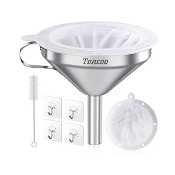 Toncoo Embudo de acero inoxidable de alta calidad de 5_1