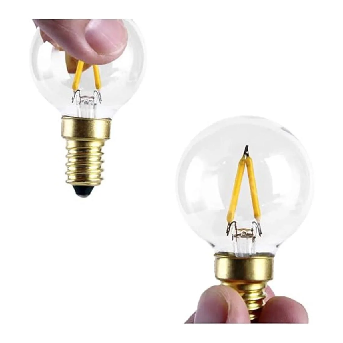 Bombillas LED Edison E14 de 1 W no regulables base_2