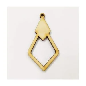30 pendientes de madera sin terminar con forma de diamante_2