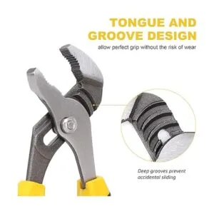 TOPLINE Juego de alicates de junta de ranura de 4 piezas