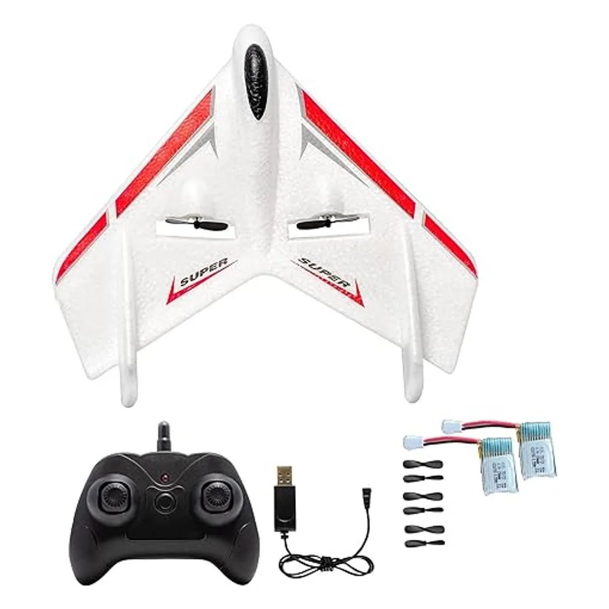 Avión de control remoto OTTCCTOY RTF 2 canales Control_6