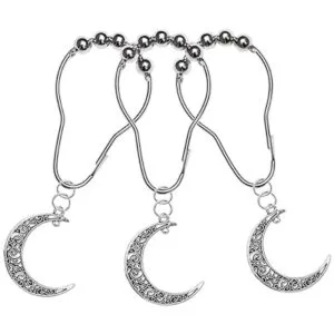 CHICTIE Ganchos para cortina de ducha ganchos decorativos