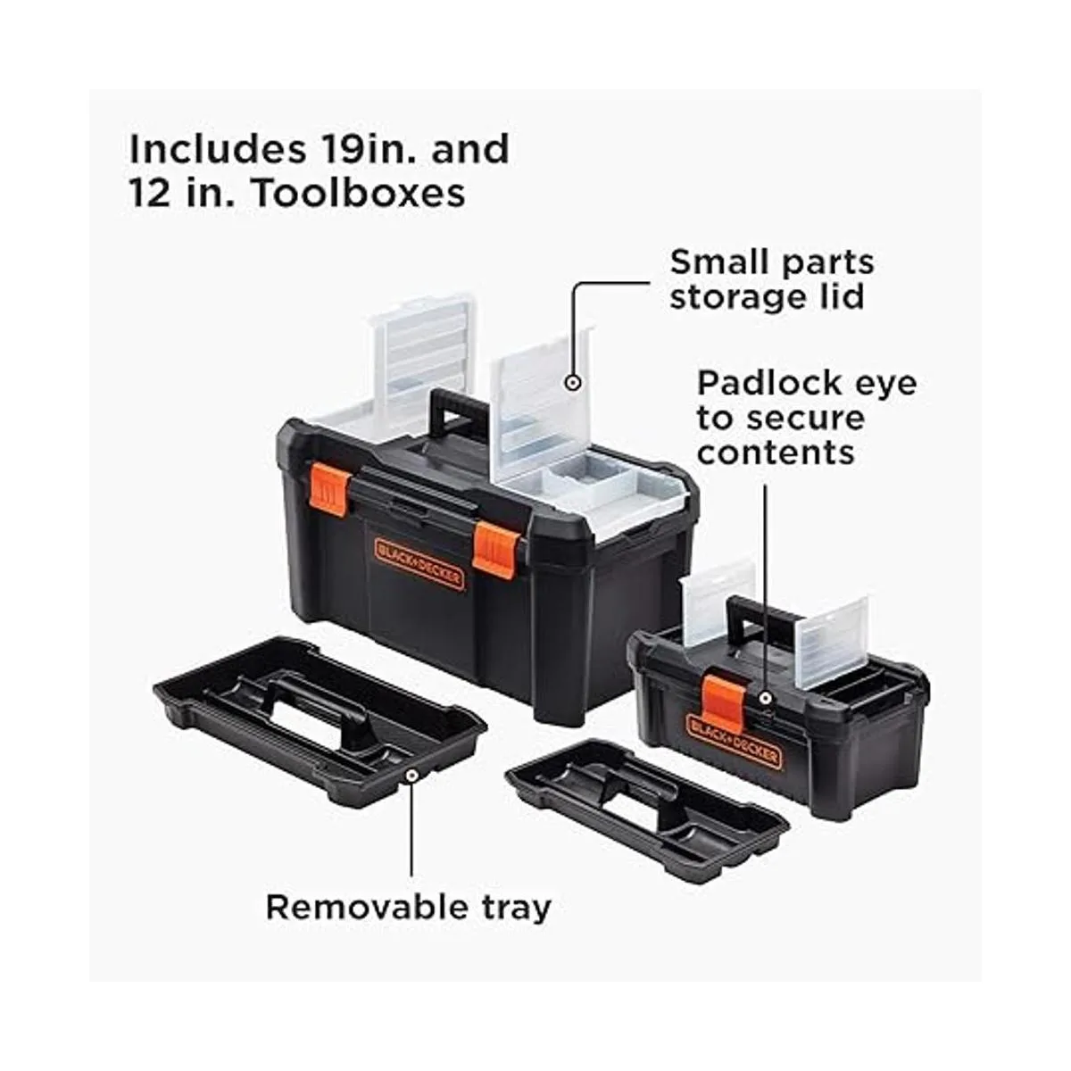 Beyond by BLACKDECKER Caja de herramientas 19 y 12_2