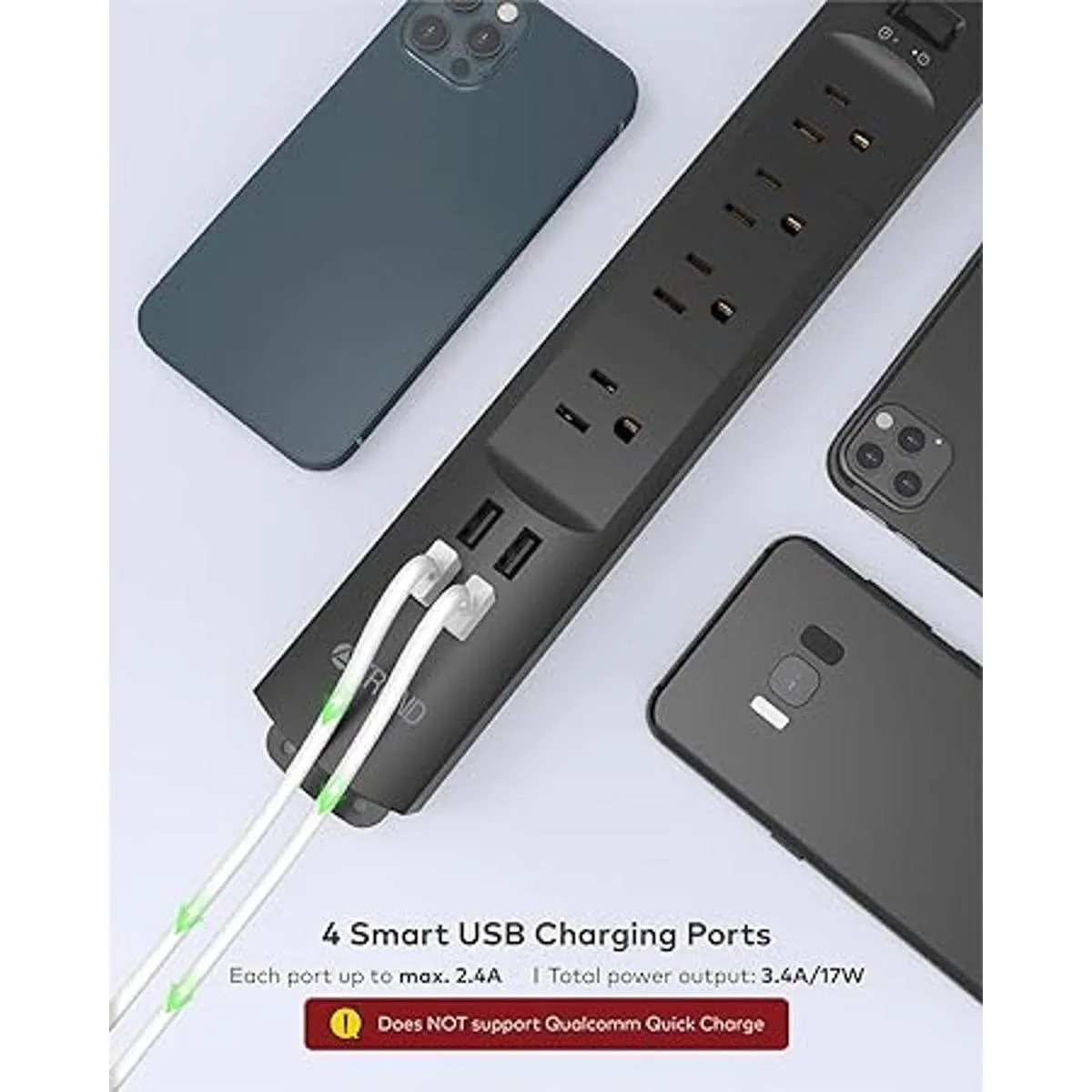 TROND Regleta protectora contra sobretensiones con USB_3