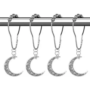 CHICTIE Ganchos para cortina de ducha ganchos decorativos