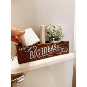 Comfify Caja de decoración de baño de estilo rústico