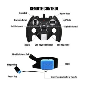 Lulu Home Coche de acrobacias con control remoto_3