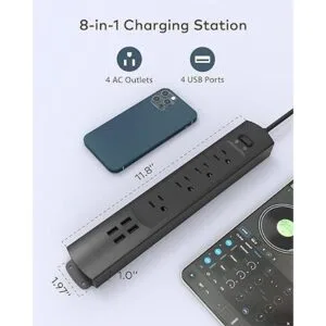 TROND Regleta protectora contra sobretensiones con USB_2