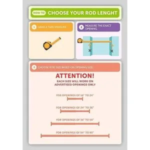 Ivilon Barra de tensión para cortina de ducha o ventana_6