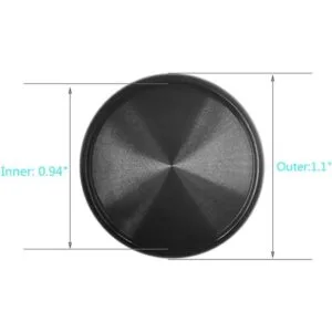 Fromthenon Discos de aluminio dorado de 1 pulgada para_2