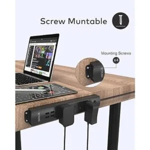 TROND Regleta protectora contra sobretensiones con USB_5