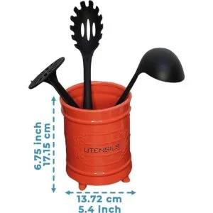 Soporte de utensilios de cocina de cerámica francesa_5