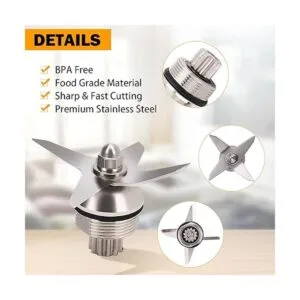 Conjunto de cuchilla húmeda para licuadora con llave y_2