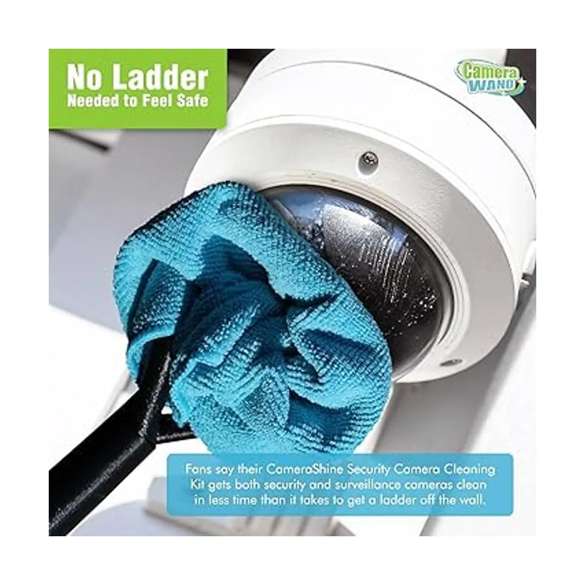 CameraShine Kit de limpieza de cámara de vigilancia se_4
