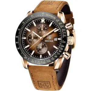 BENYAR Reloj de pulsera con cronógrafo analógico de_1