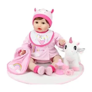 Aori Muñecas de bebé Reborn de 22 pulgadas realistas_2