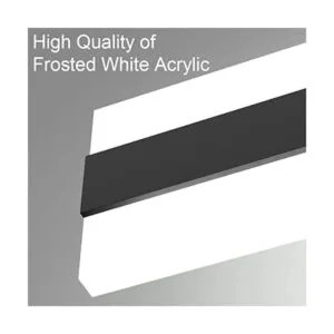 Aipsun Lámpara de tocador negra moderna de 23.6