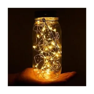 Luces solares de tarro de cristal con 30 ledes paquete de_2