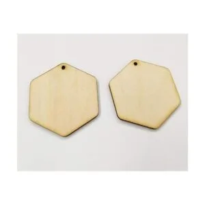 30 pendientes de madera natural con forma de hexágono_3