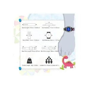 Kids Digital Sport Waterproof Watch for Girls Boys Kid